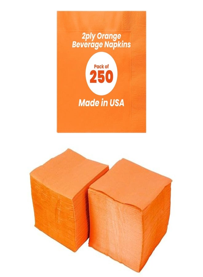 بيرفيكت وير مناديل مشروبات برتقالية من طبقتين من بيرفكت وير - عبوة من 250 منديل - Image 1